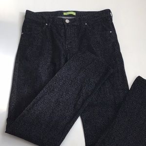 Versace Skinny Fit Velvet Pants